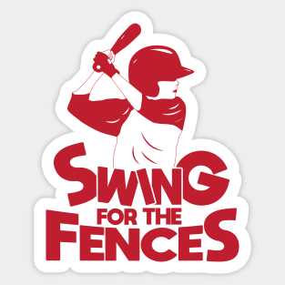 Swing For The Fences Sticker